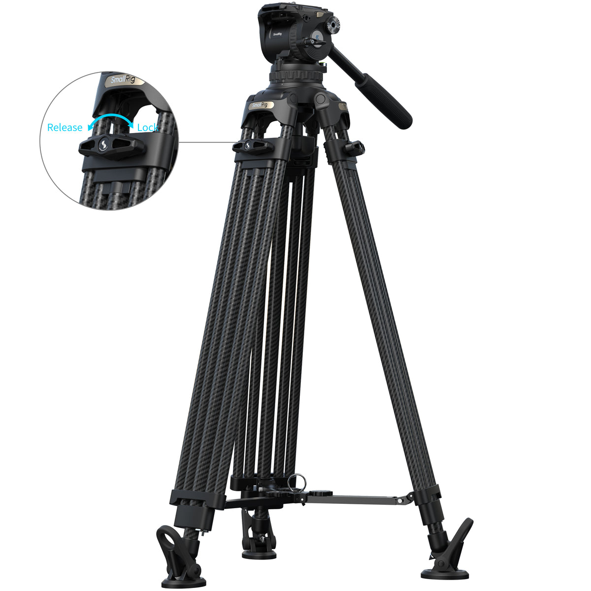 SmallRig FSD18 FreeSpeed Heavy-Duty Carbon Fiber Tripod