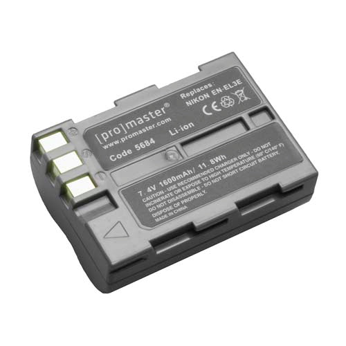 ProMaster Li-ion Battery for Nikon EN-EL3E - Image 1