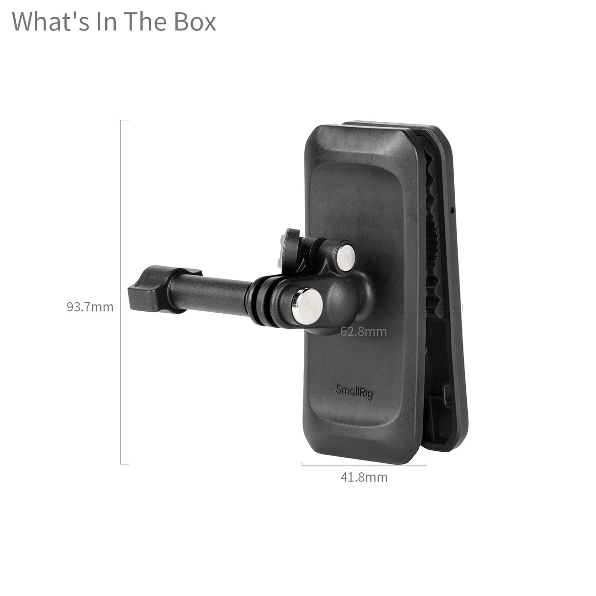 SmallRig Backpack Strap Clip Mount for Action Cameras 5722