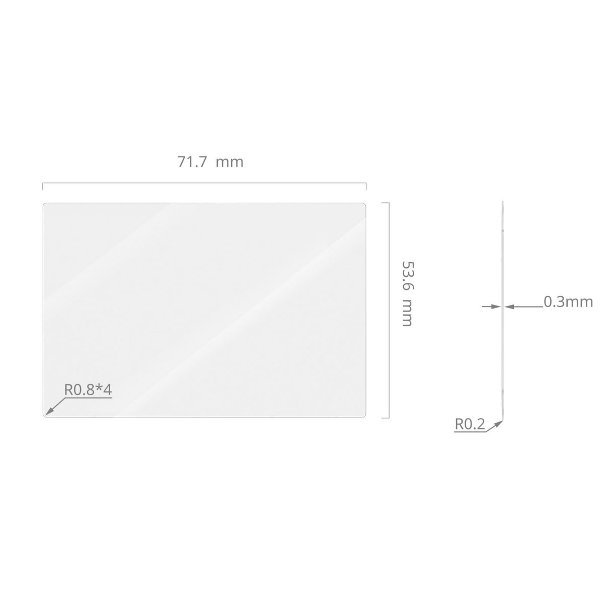SmallRig Screen Protector for Canon EOS R6 V / EOS R6 / R6 Mark II / R6 Mark III / R7 5805