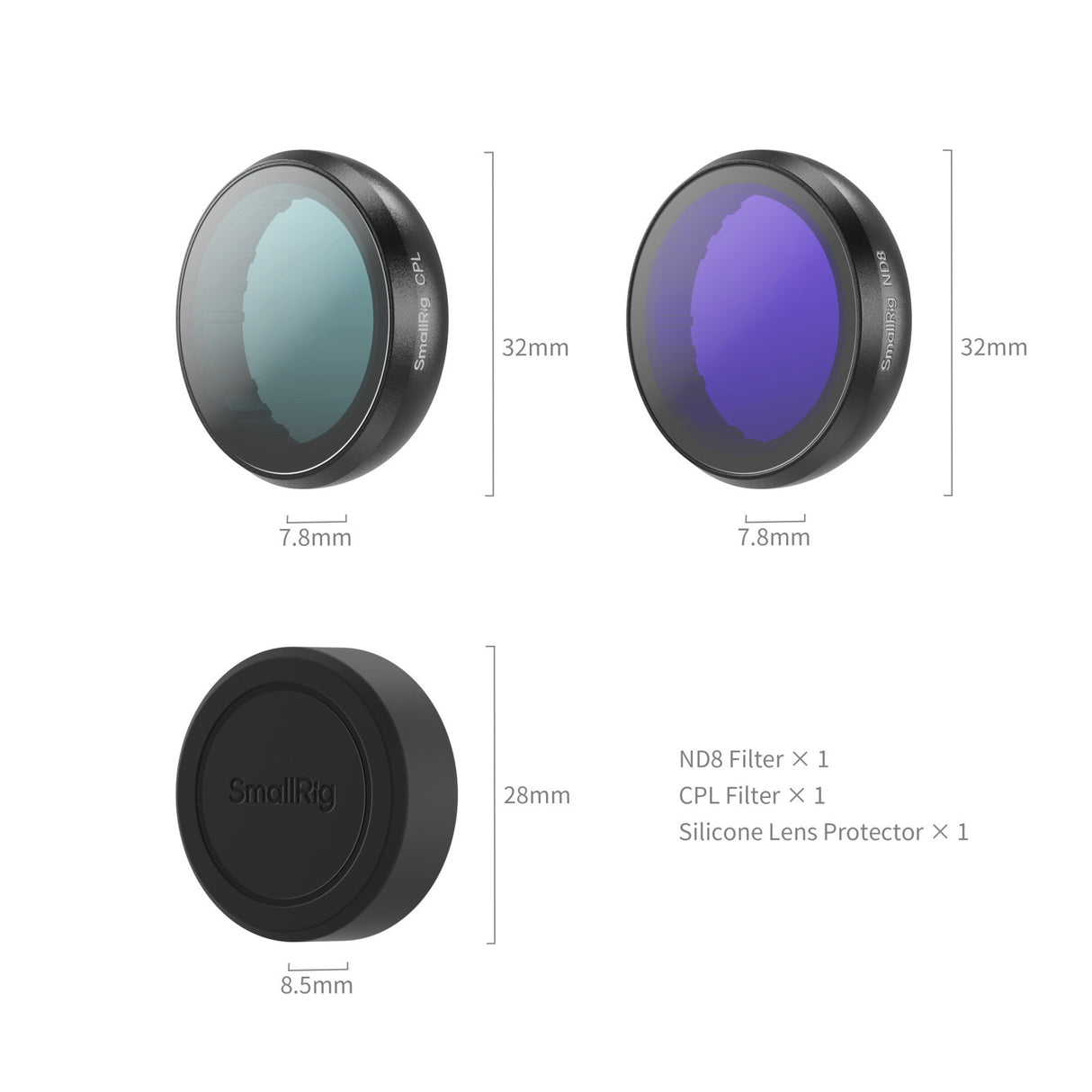 SmallRig Filter Kit for Insta360 GO Ultra 5862