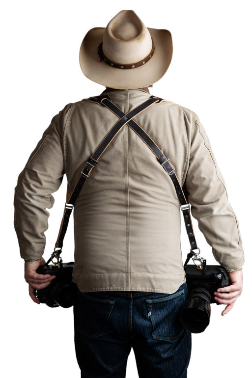 Skinny Money Maker | Thin Leather Camera Harness