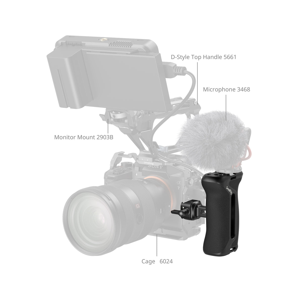 SmallRig Side Handle with NATO Clamp 5952