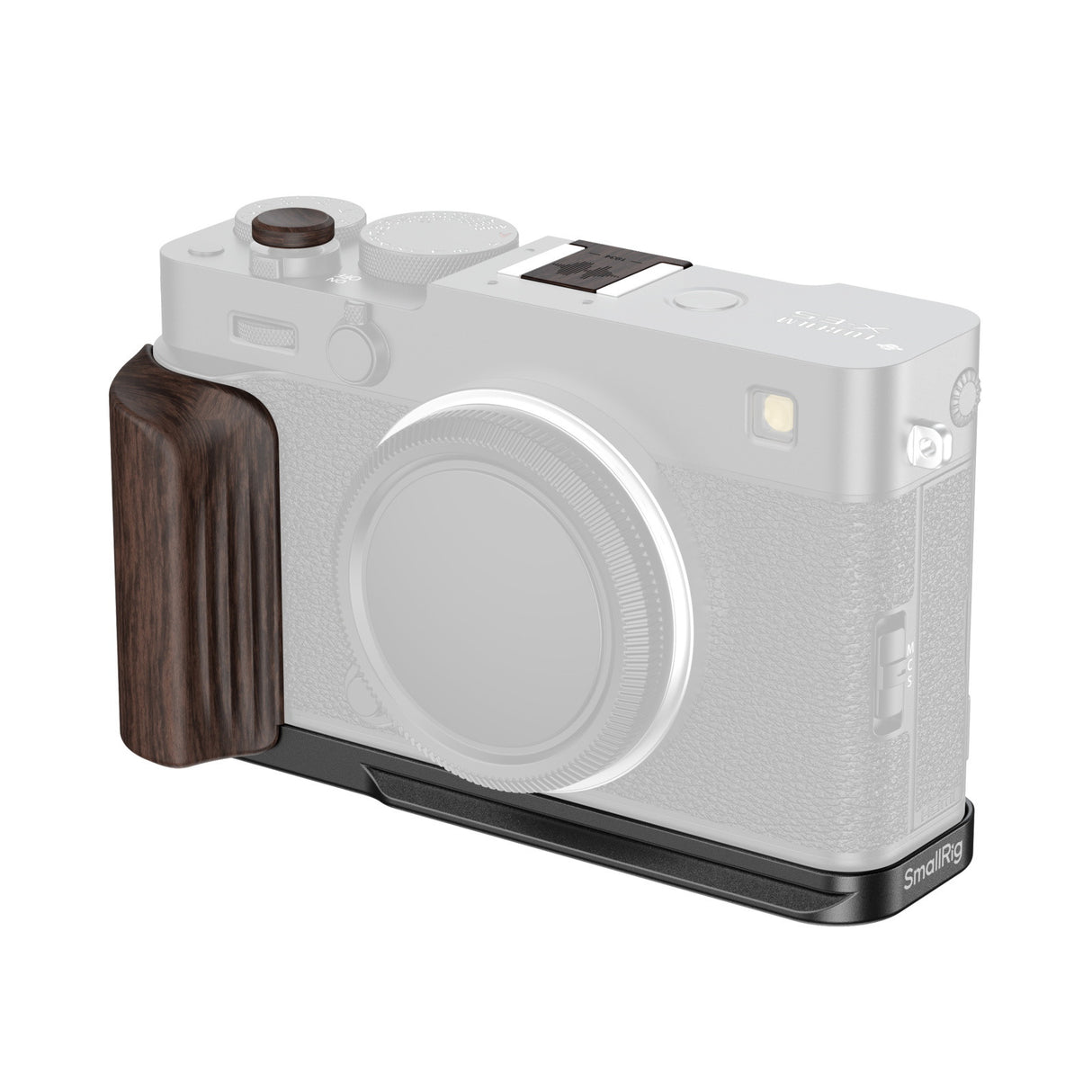 SmallRig L-Shaped Mount Plate with Wooden Handle for FUJIFILM X-E5 (Black)6237