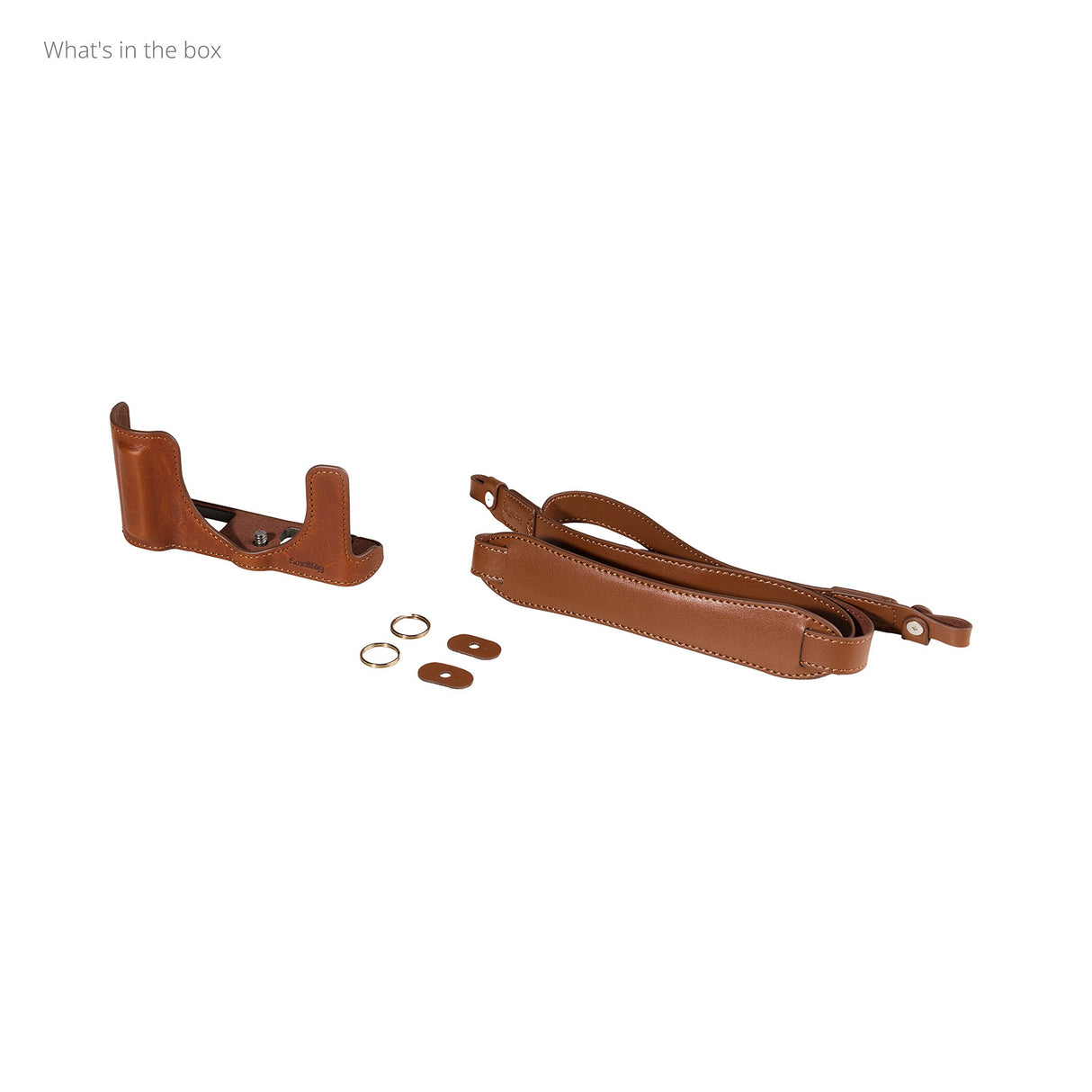 SmallRig Leather Half Case Kit for Panasonic LUMIX L10(Brown)6275