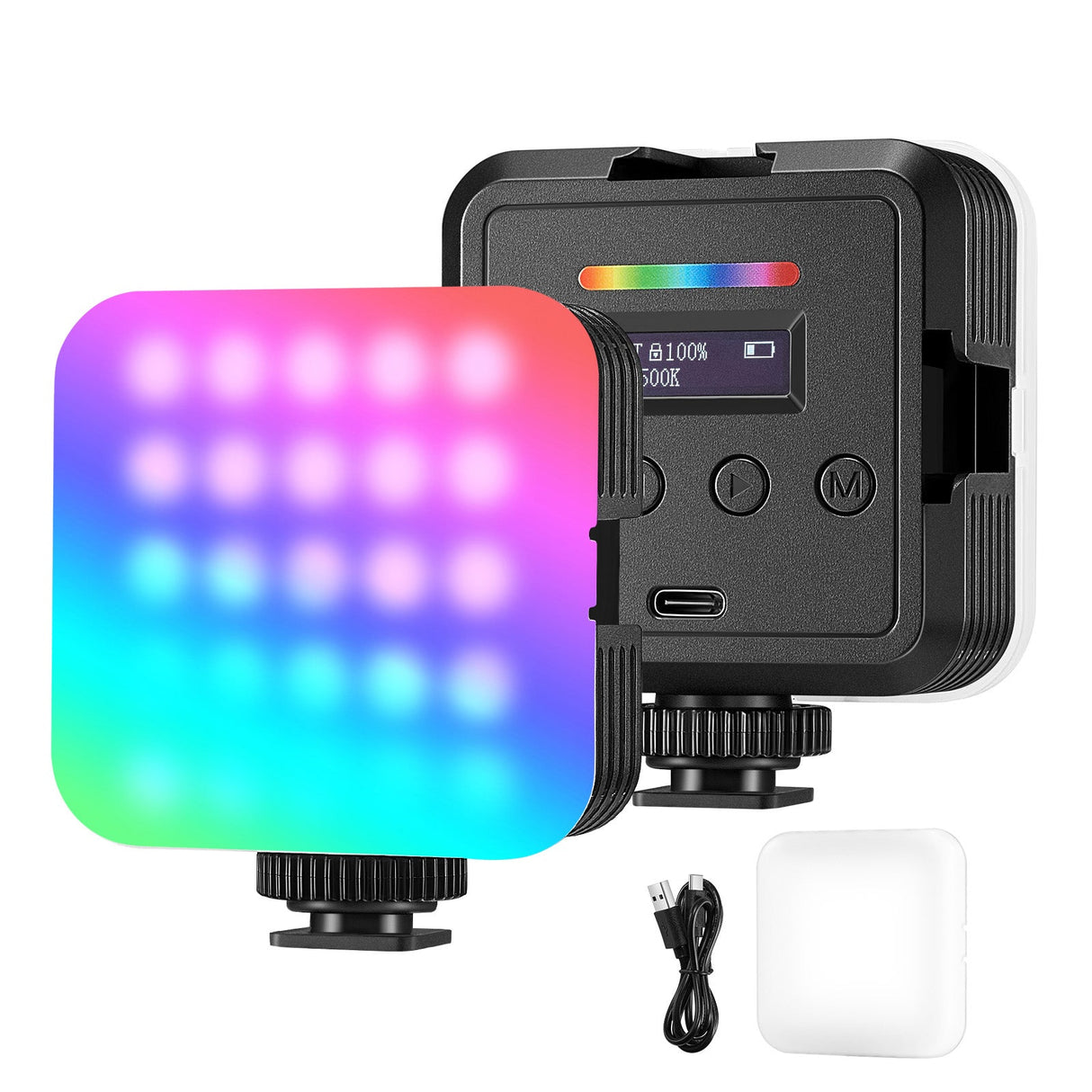 NEEWER RGB61 Magnetic Cold Shoe RGB Video Light