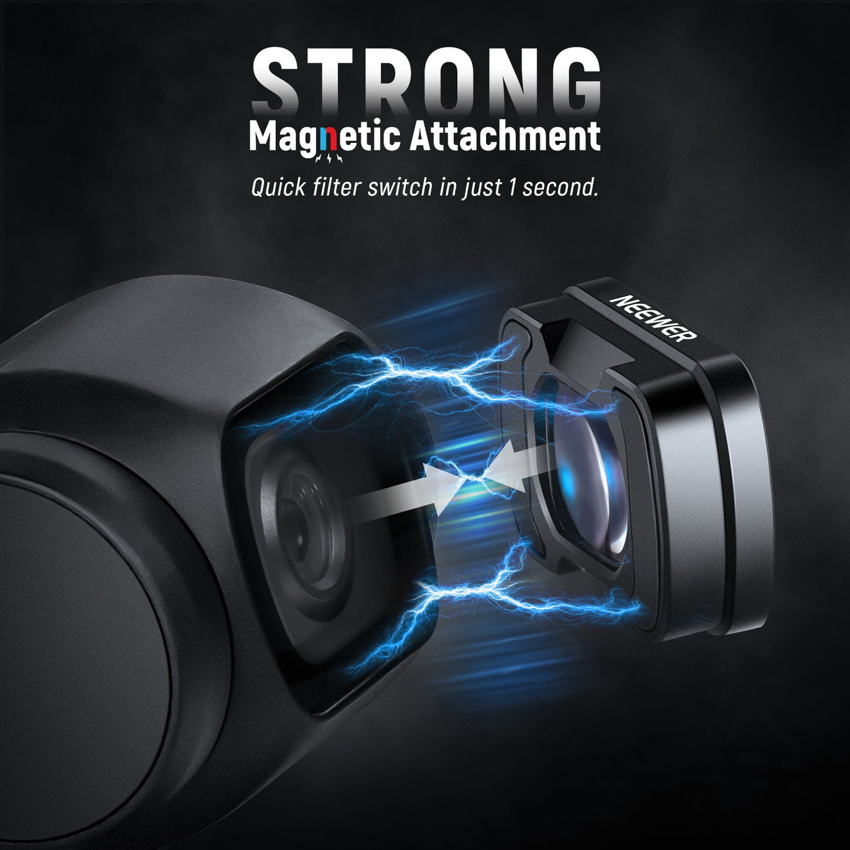 NEEWER LS-45 0.75X Wide Angle Lens For DJI OSMO Pocket 3