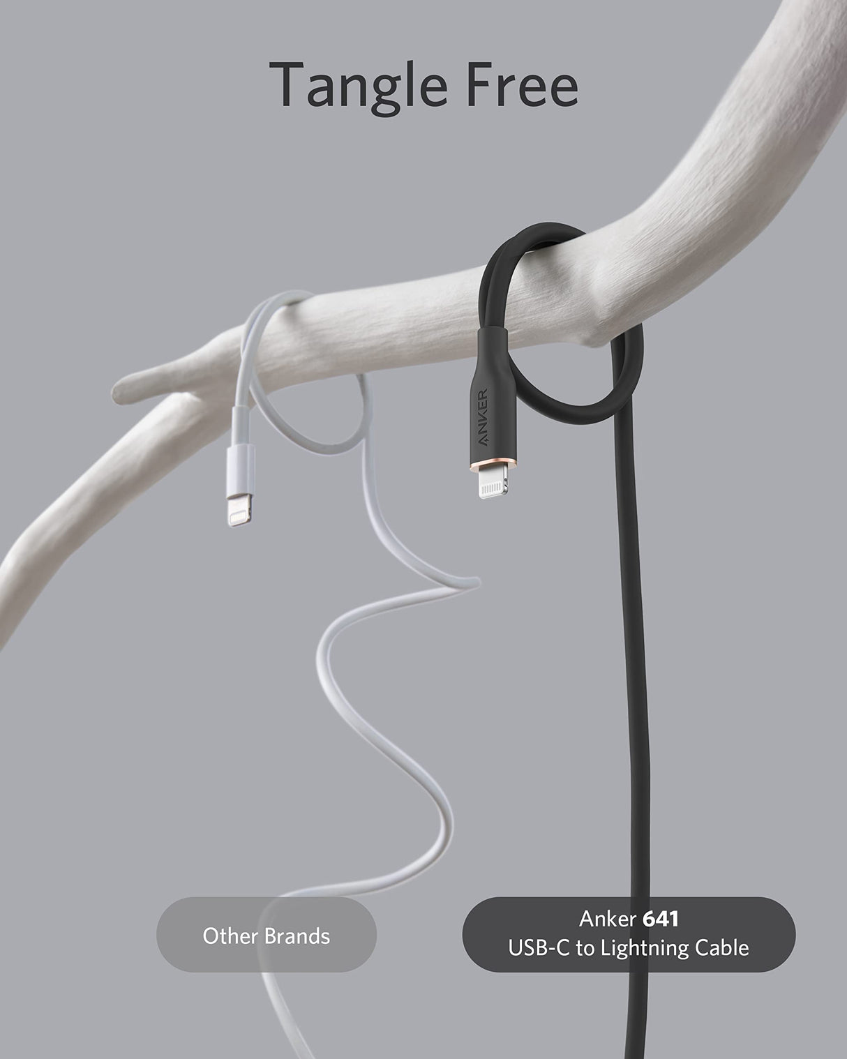 Anker 641 USB-C to Lightning Cable (Flow, Silicone)