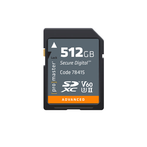 ProMaster SDXC 512GB Advanced UHS-II V60 Memory Card - Image 1