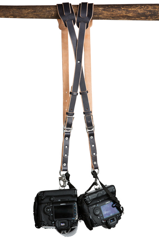 Skinny Money Maker | Thin Leather Camera Harness