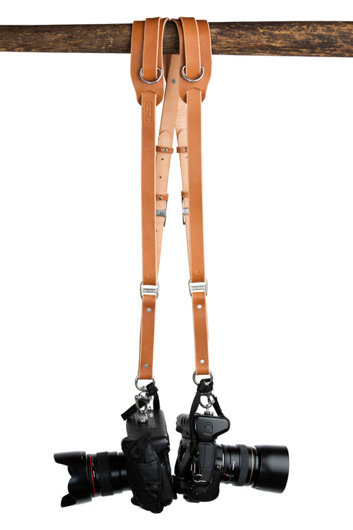 Skinny Money Maker | Thin Leather Camera Harness