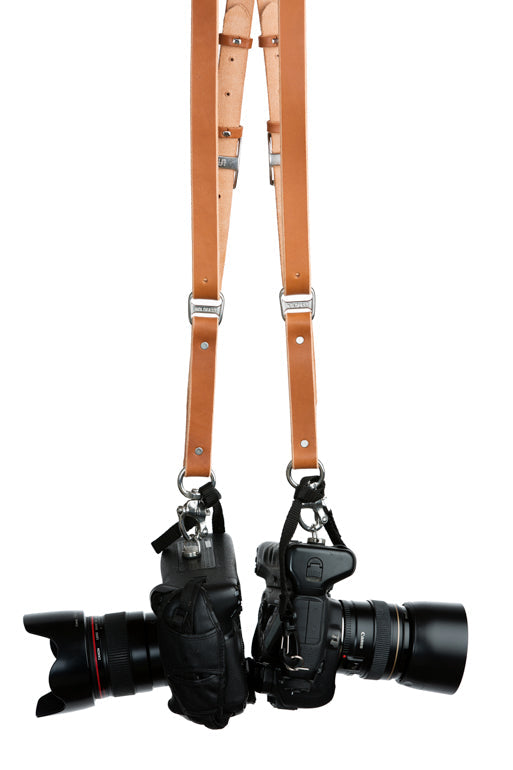 Skinny Money Maker | Thin Leather Camera Harness