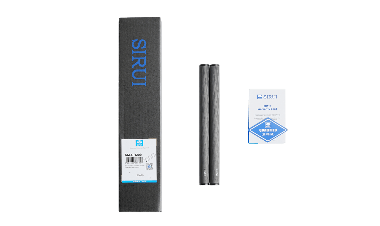 SIRUI Universal Carbon Fiber Camera Rod for 15mm Rod Rail Support System
