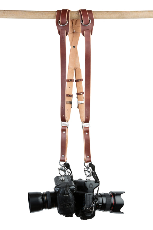 Skinny Money Maker | Thin Leather Camera Harness