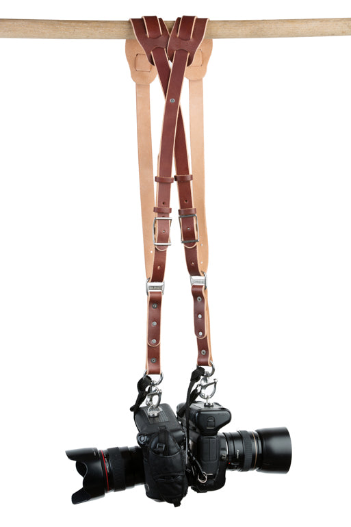 Skinny Money Maker | Thin Leather Camera Harness