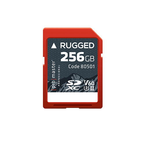 ProMaster SDXC 256GB Rugged™ UHS-II V60 Memory Card - Image 1