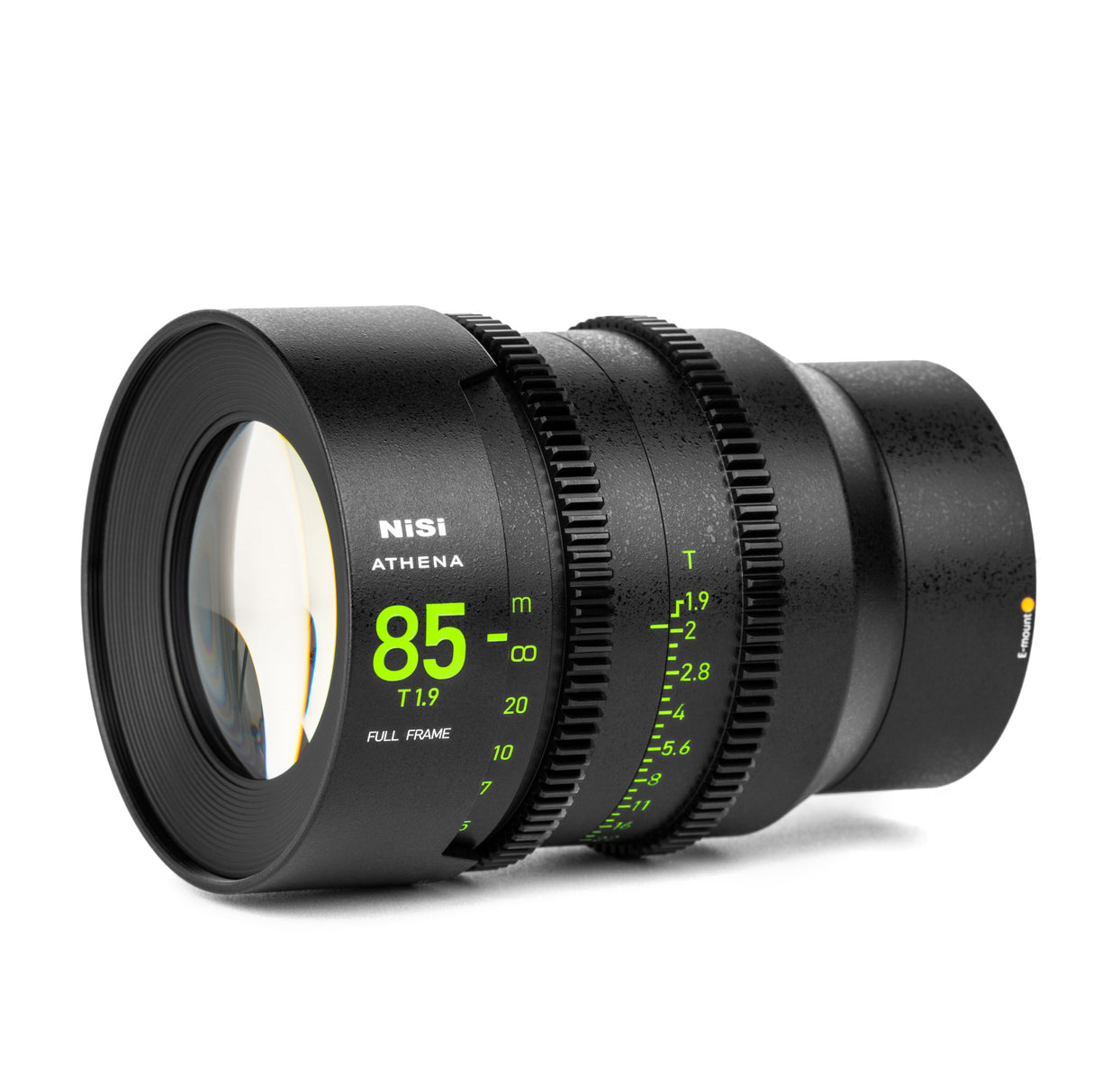 NiSi 85mm ATHENA PRIME Full Frame Cinema Lens T1.9 (E Mount | No Drop In Filter)