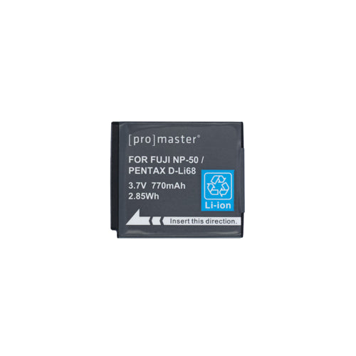 ProMaster Li-ion Battery for Fuji NP-50, Pentax D-Li68 / D-Li122, Kodak Klic-7004 - Image 2