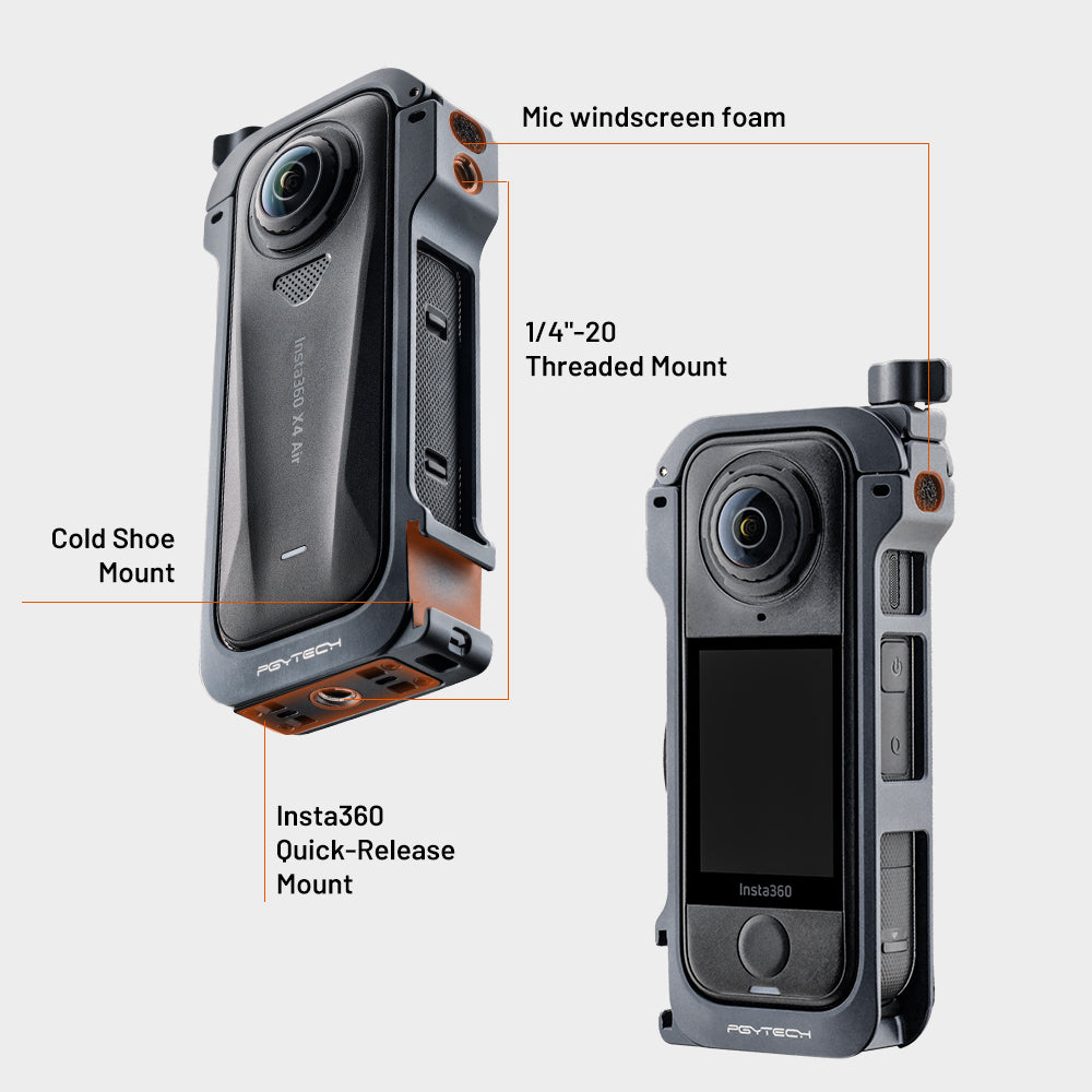 Camera Cage For Insta360 X4 Air