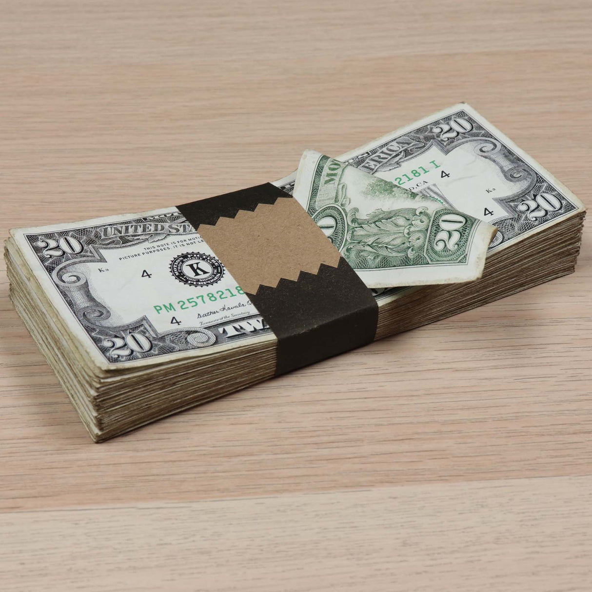 $2,000 RealAged Full Print 1990 Series Stack