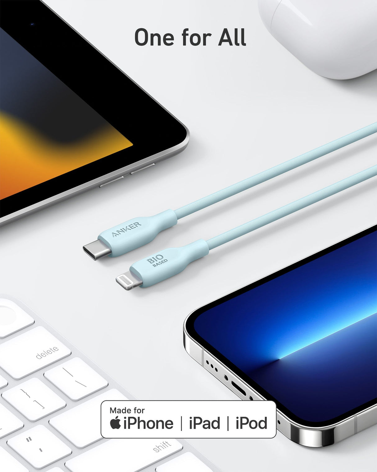 Anker 541 USB-C to Lightning Cable (Bio-Based)