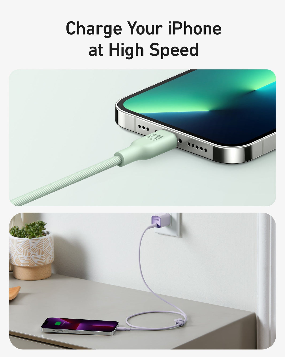 Anker 541 USB-C to Lightning Cable (Bio-Based)