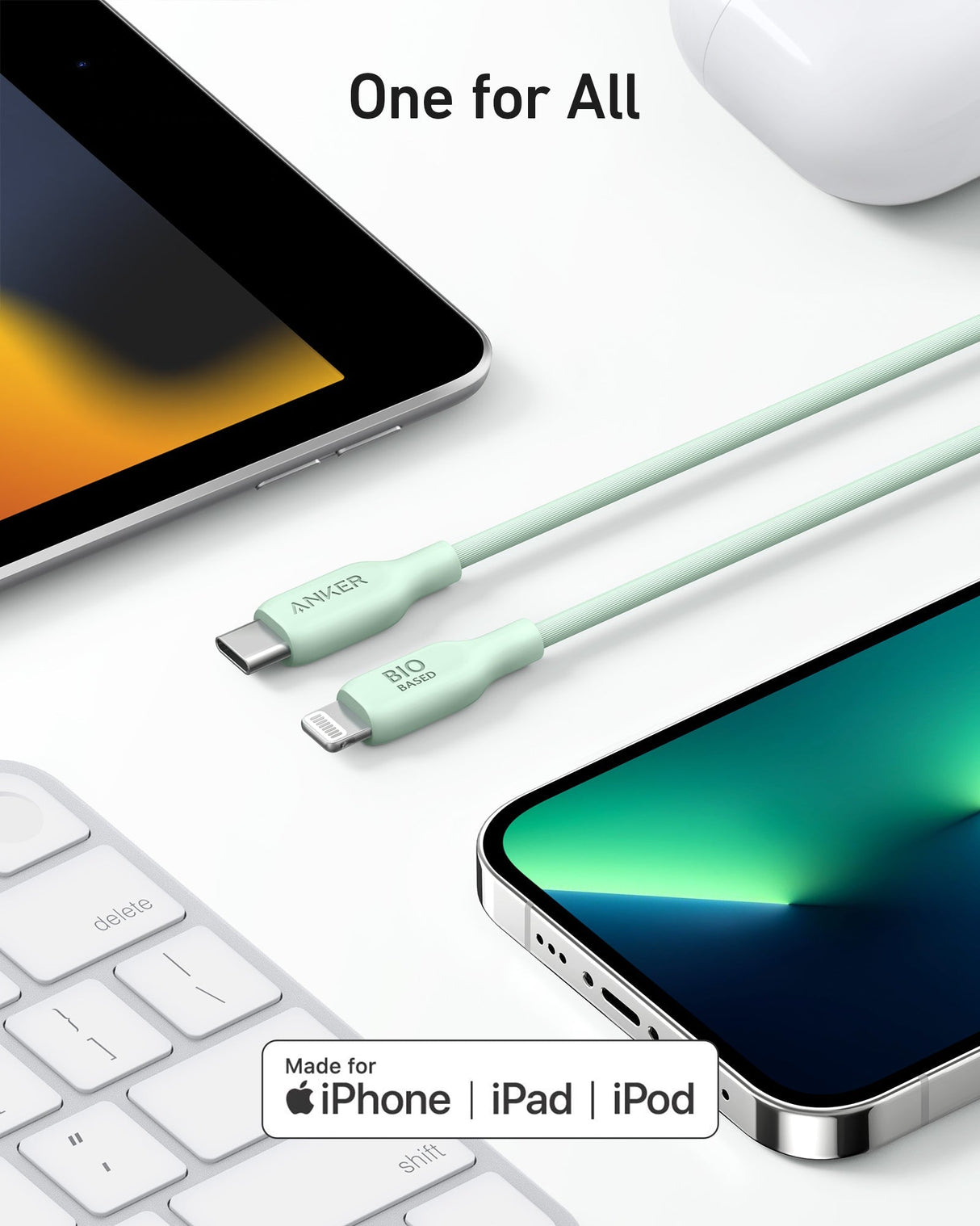 Anker 541 USB-C to Lightning Cable (Bio-Based)