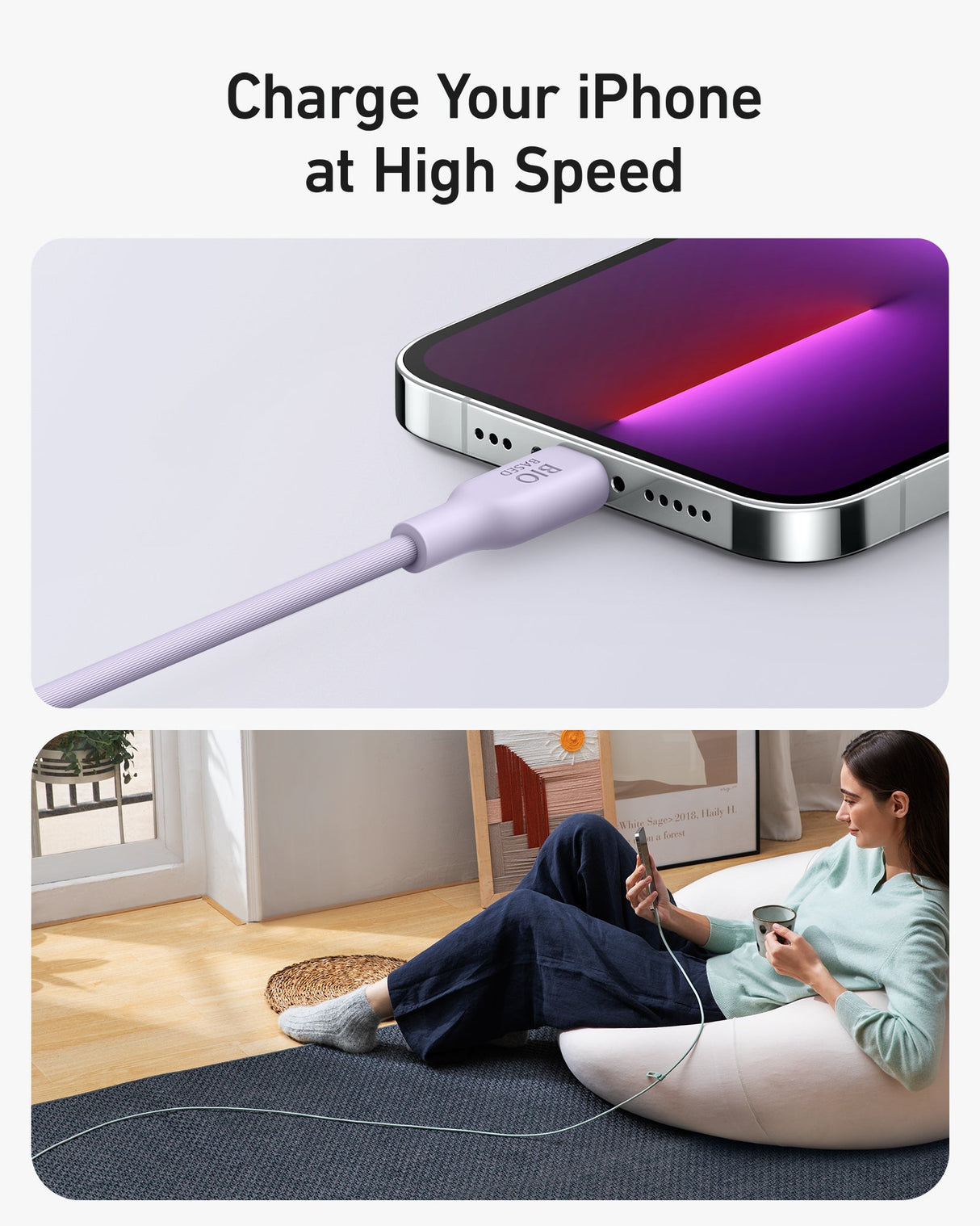 Anker 541 USB-C to Lightning Cable (Bio-Based)