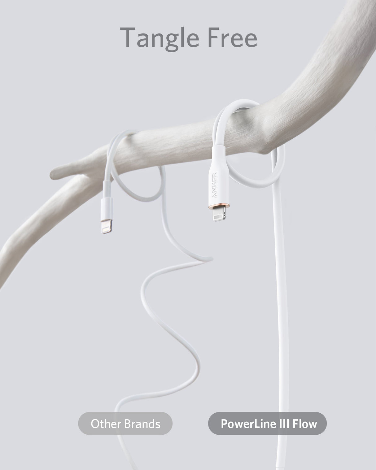 Anker 641 USB-C to Lightning Cable (Flow, 3 ft Silicone)