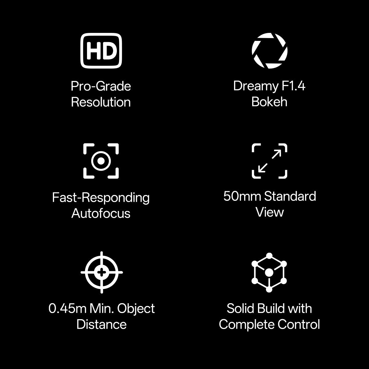 Viltrox AF 50mm F1.4 Pro Full- Frame Lens for Sony E-Mount