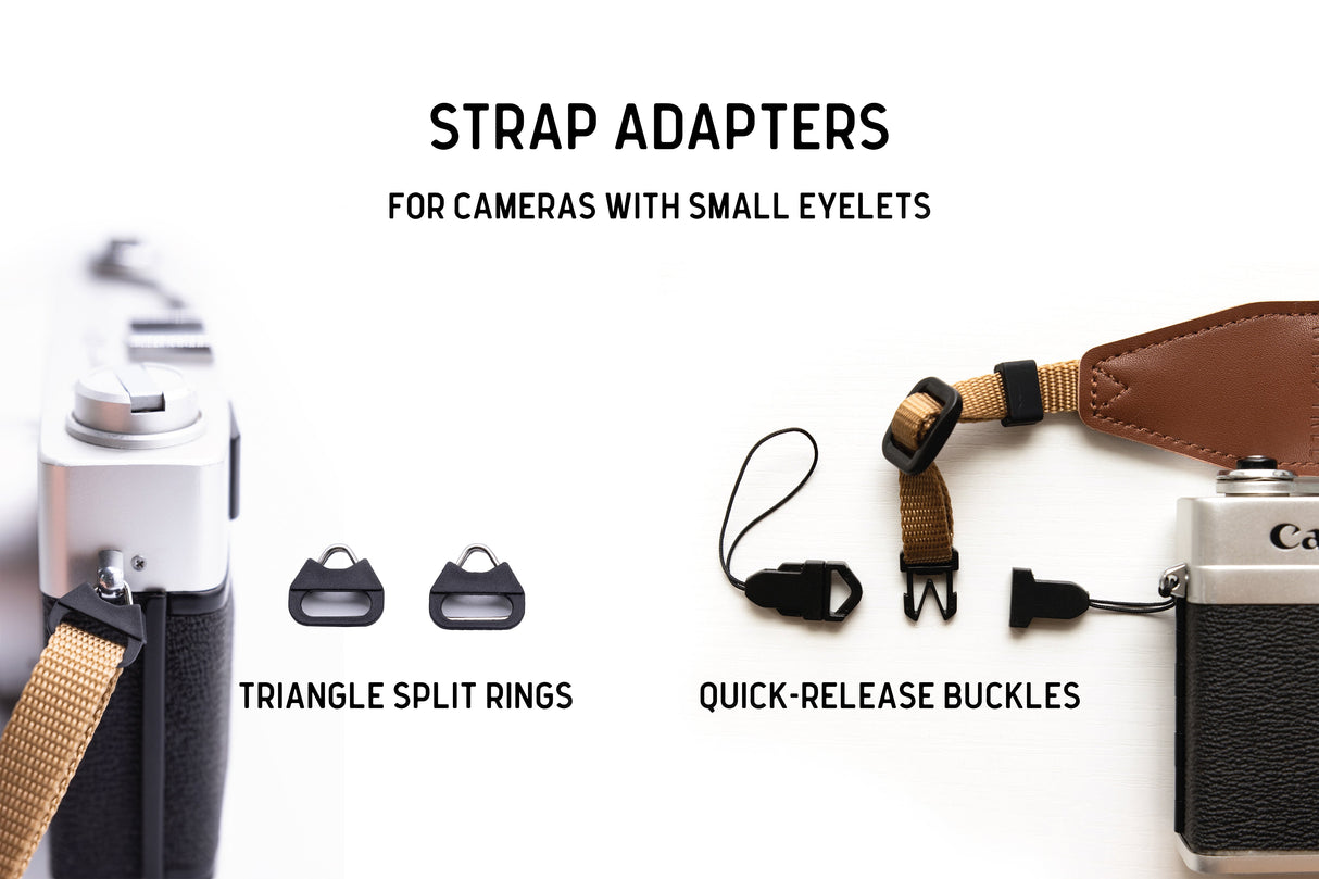 Parks in Black and White Camera Strap