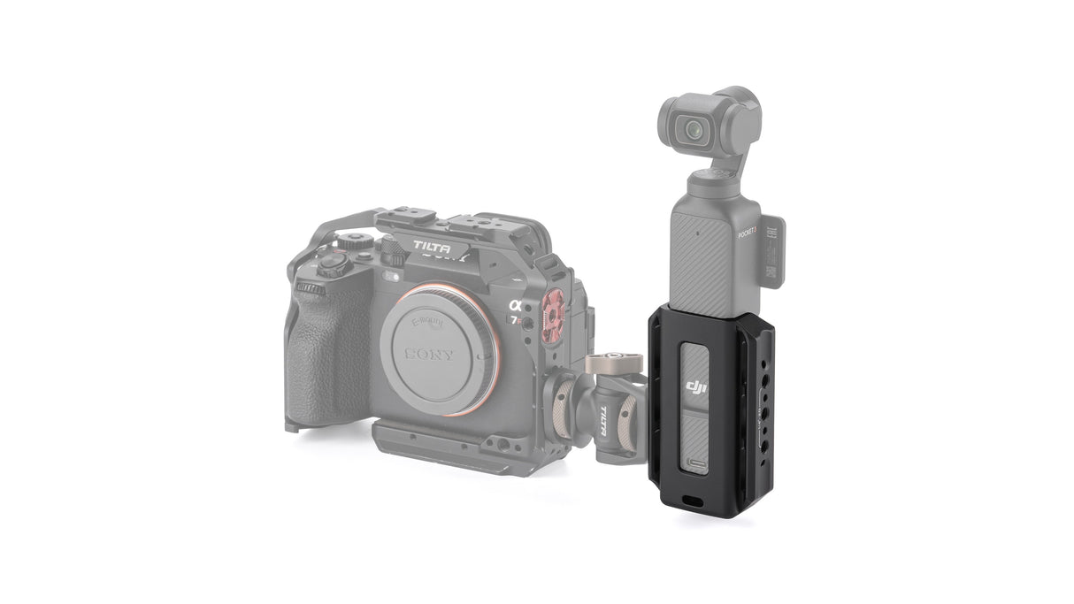Accessory Mounting Expander for DJI Osmo Pocket 3 Black