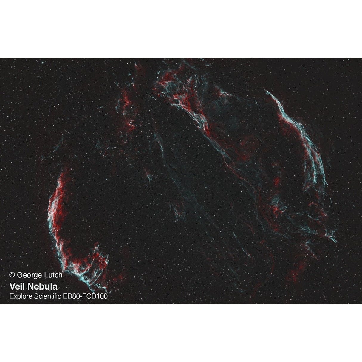 Explore Scientific ED80-FCD100 Series Air-Spaced Triplet Refractor Telescope and Hybrid 2N1 Finder Base- FCD100-0806-01