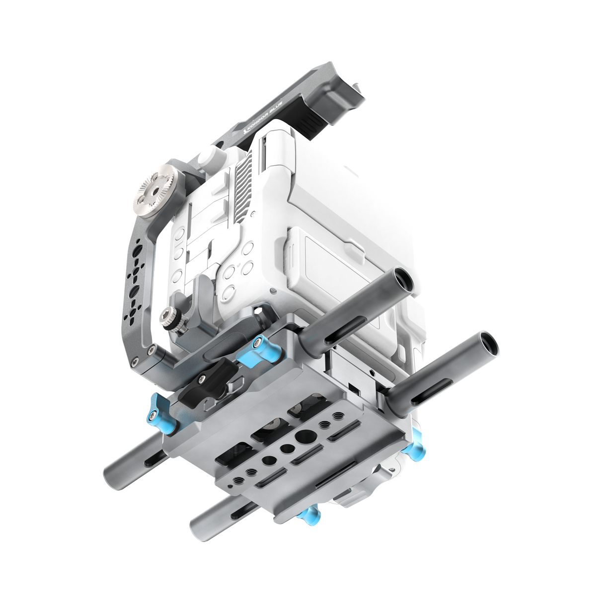 Kondor Blue Canon C80 Base Rig (Space Gray) — detail