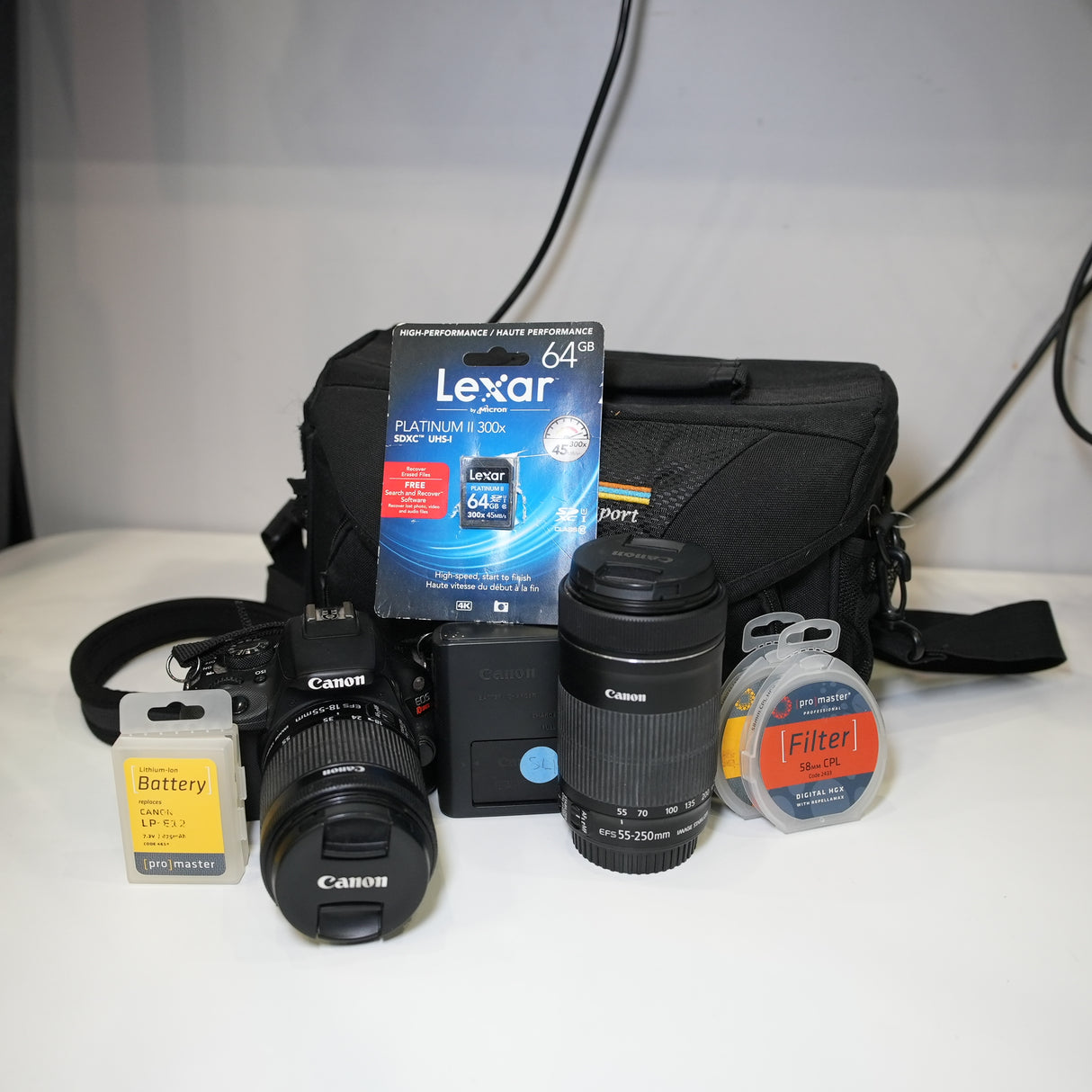 (USED) Canon EOS Rebel SL1 Bundle!