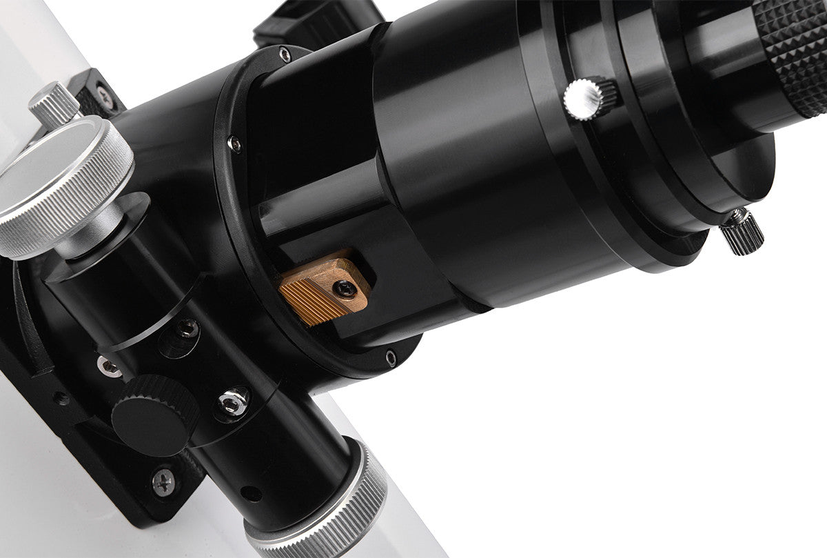 Explore FirstLight 8" Dobsonian Telescope Package Includes ReflexSight, Astro R-Lite Red Flashlight, Tirion Double-Sided Multi-Latitude Planisphere and Moon Crater Map