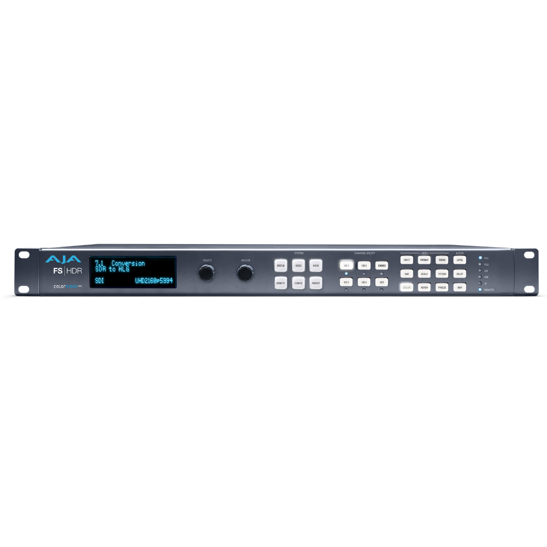 AJA FS-HDR Real Time HDR/WCG Conversion with the Colorfront Engine™ Video Processing