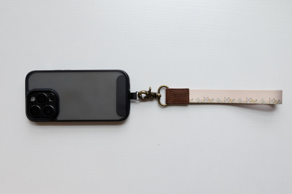 Flower Field Wristlet Keychain