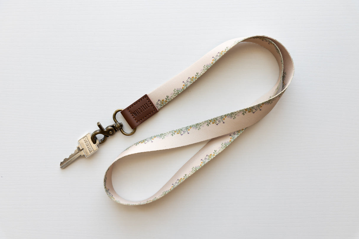 Flower Field Neck Lanyard