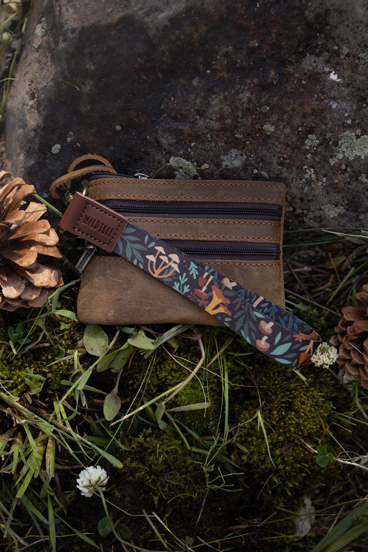 Forest Foliage Wristlet Keychain