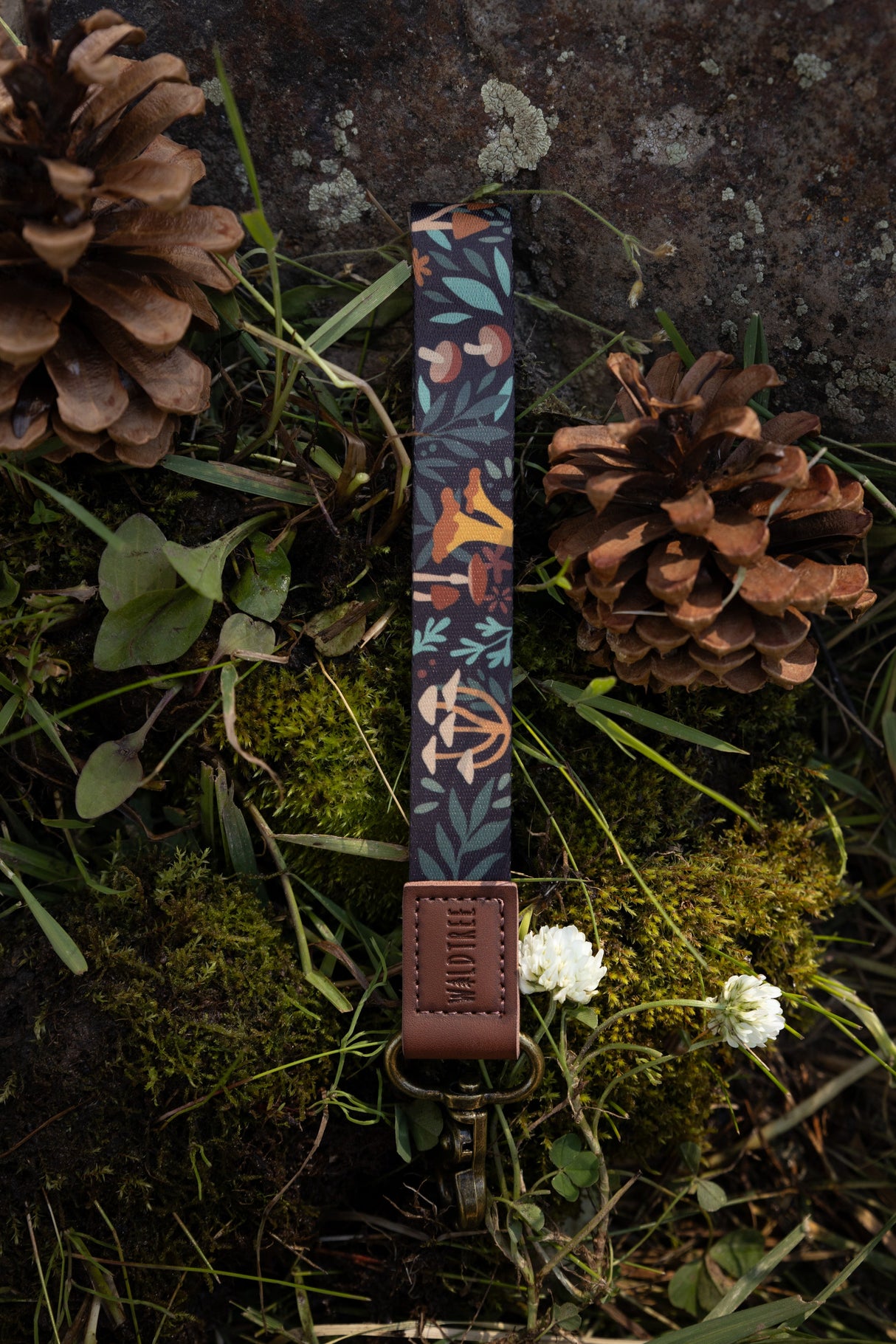 Forest Foliage Wristlet Keychain
