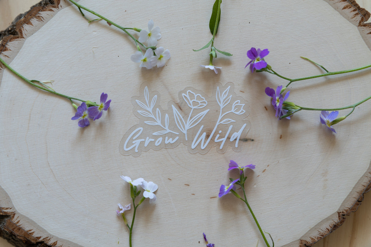 Grow Wild Sticker