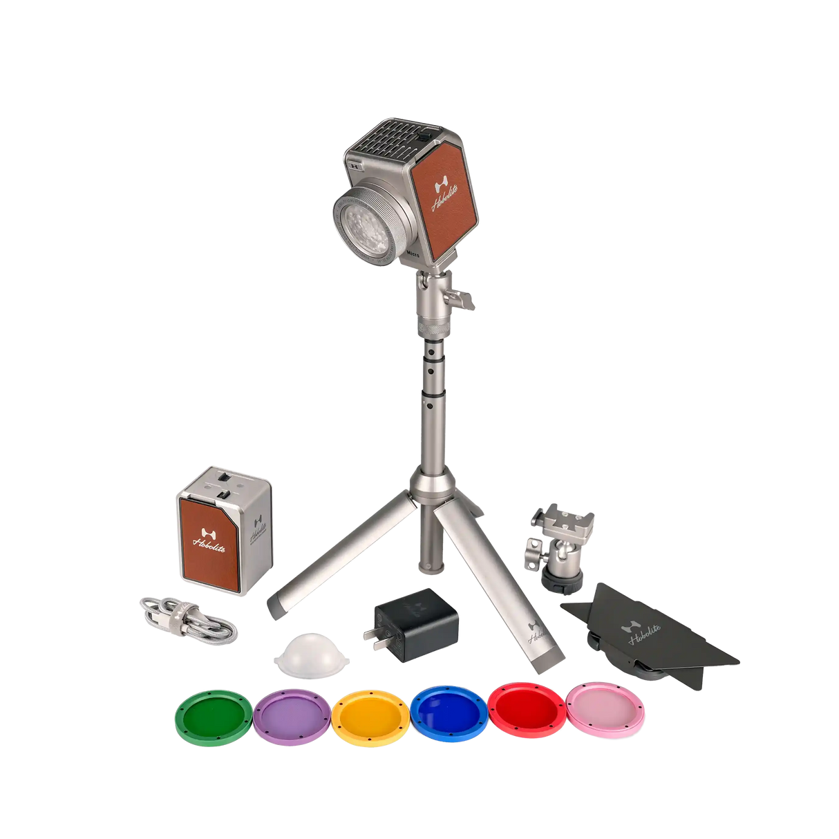Hobolite Micro 8W Portable Bi-Color Continuous LED Lighting Kit