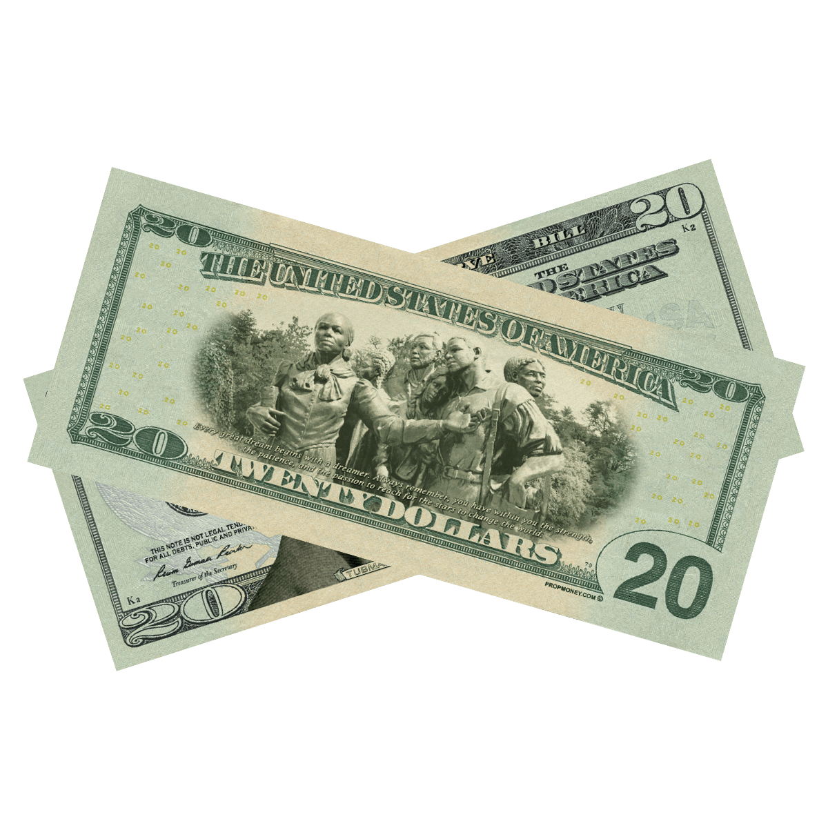 $20 Harriet Tubman Commemorative Bills