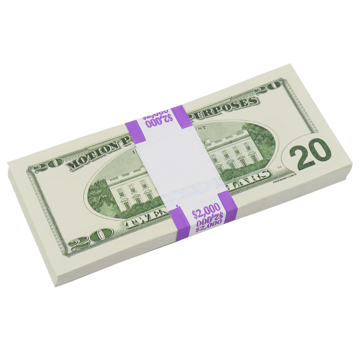 $2,000 Full Print 2000 Series Stack