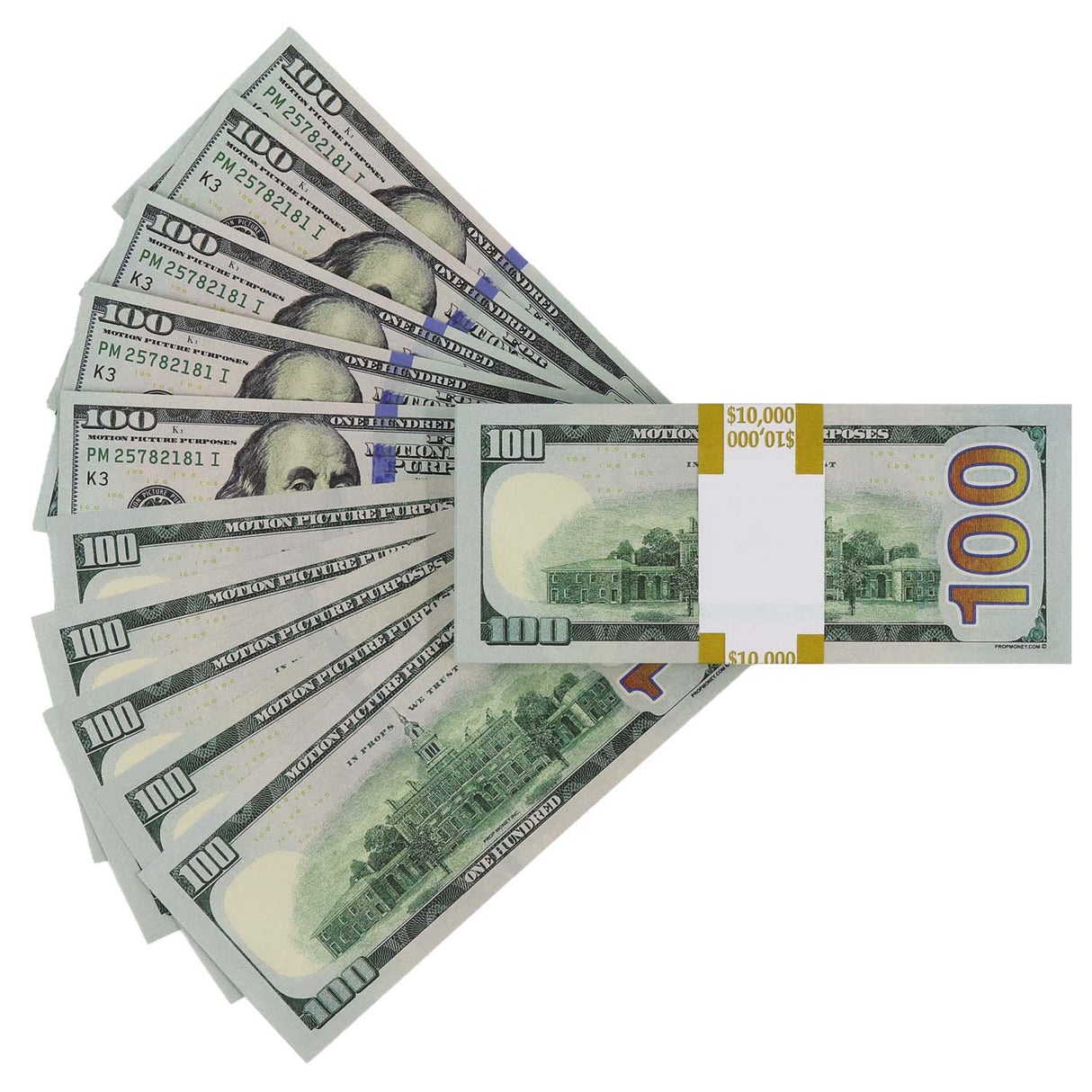 $500,000 Full Print New Series Stacks