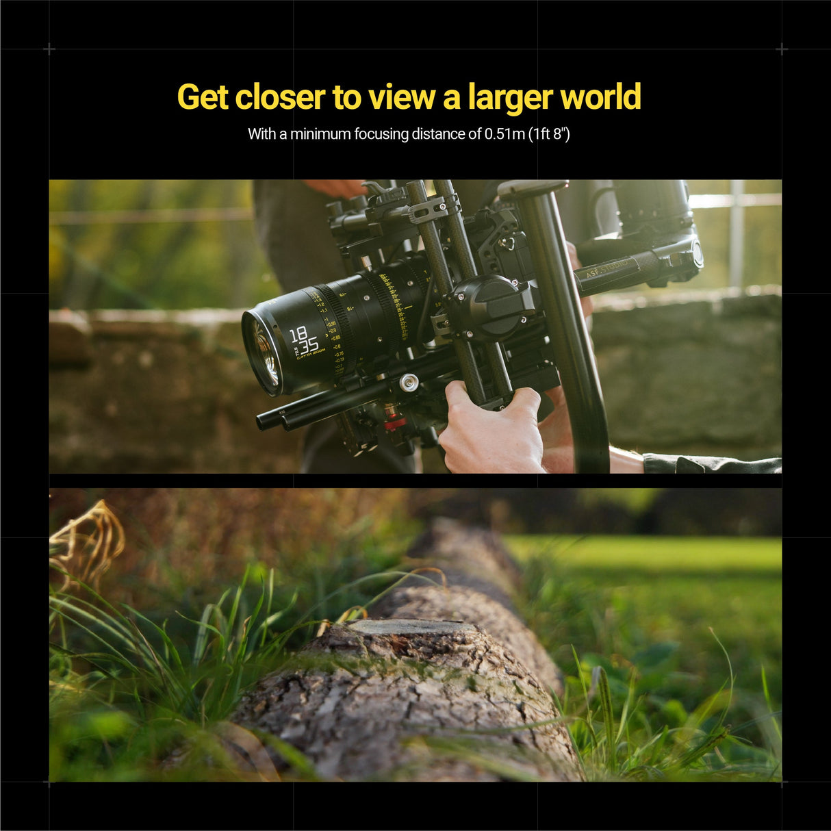 Catta Ace 18-35|35-80|70-135 mm FF|T2.9-22 Full Frame