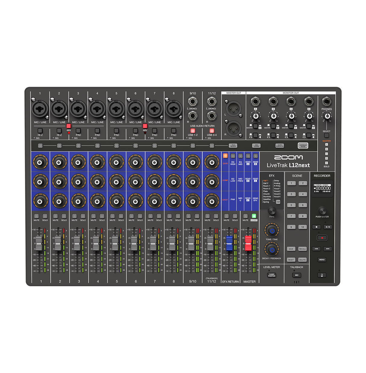 Zoom LiveTrak L12next