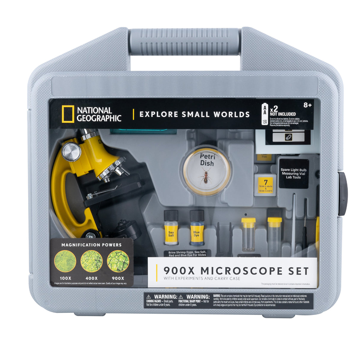 National Geographic 900x Microscope with Hard Case