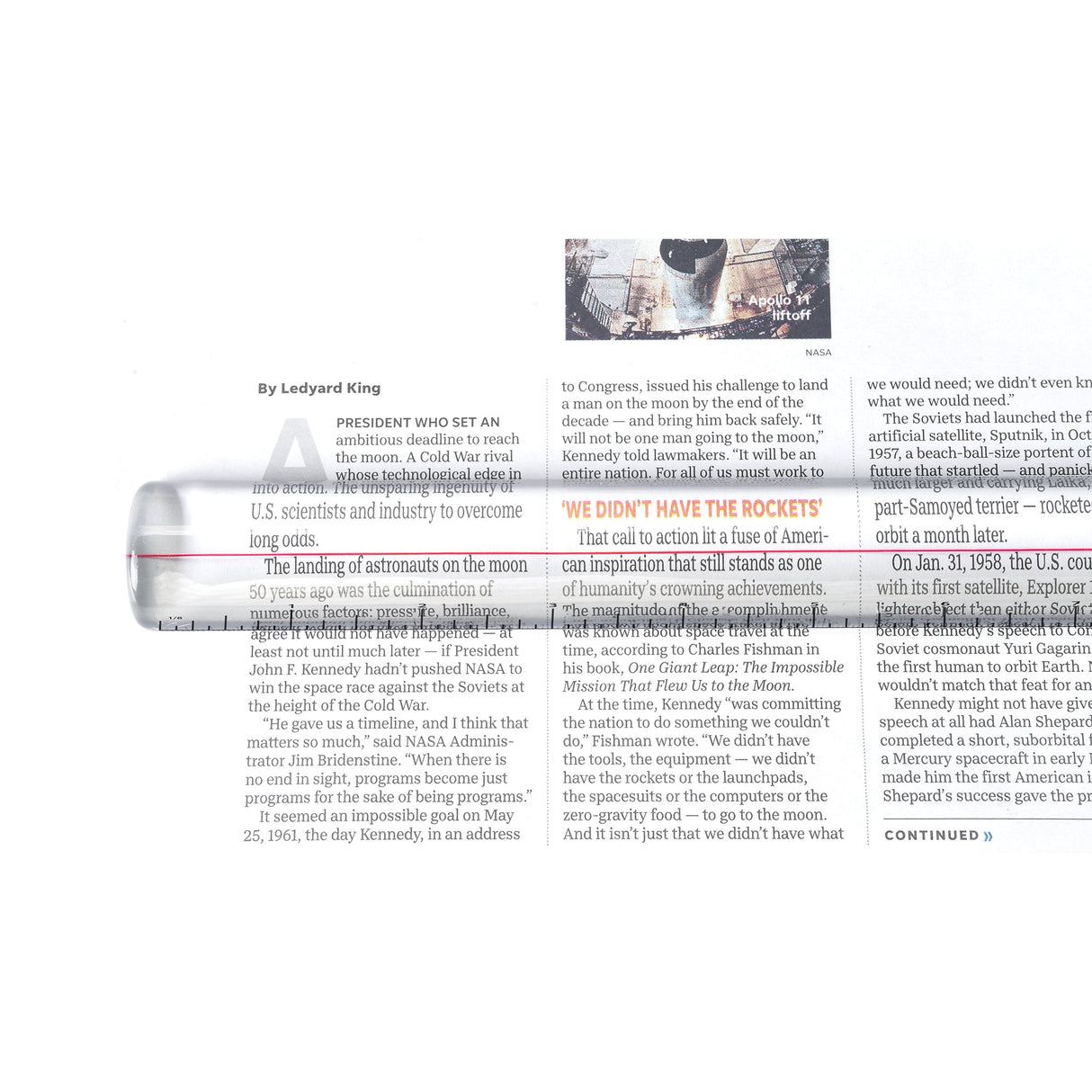 National Geographic 2x Reading Magnifier and Ruler